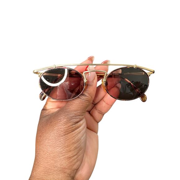 Giorgio Armani Brown Sunglasses Classic Design - Picture 1 of 8